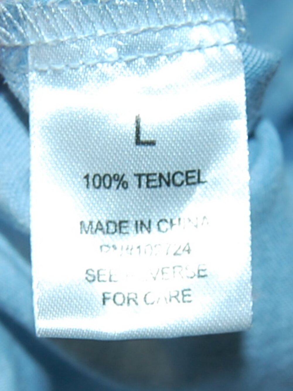 Blue chambray top - Picture 7 of 8